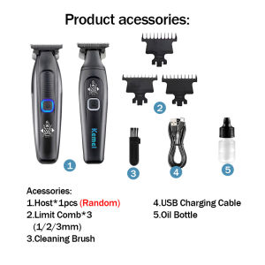 Kemei KM-1747 High Speed Hair Carving Clipper Eco Friendly Handle Electrical Hair Shaving Machine