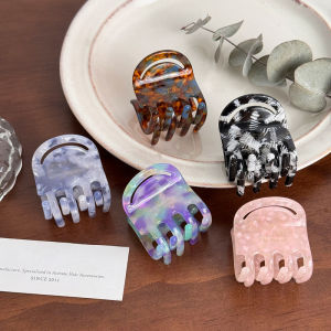 เครื่องประดับผม Acetate Princess Hair Clip สไตล์เจ้าหญิง คลิปผมหางม้าสูง เครื่องประดับผมสัตว์ฉลาม เครื่องประดับผมสุดหรูสำหรับผู้หญิง