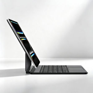 AJIUYU | Floating Magic Keyboard For iPad Pro 13 Inch Protective Case For iPad Pro M5 M4 13" 2024 2025 Flat Shaft Multi-Touch Trackpad