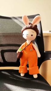 BÚP BÊ THỎ CARROT BẰNG LEN - DECOL- TRANG TRÍ - QUÀ TẶNG - VALENTINE- WEDDING