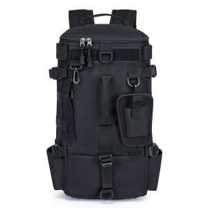 Multifunctional Fishing Backpack Tackle Bag with Rod Holders Fish Equipment Storage Molle Pack Camping Hiking Outdoor Sports Bag