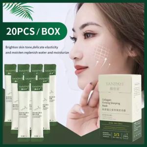 [20pcs/box] YANJIAYI Collagen Firming Sleeping Mask Shrink Pores Moisturizing