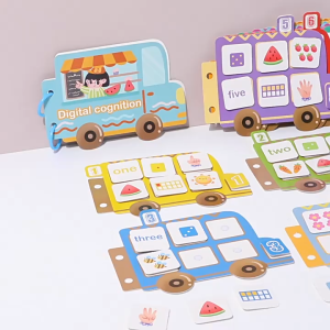 Sách giáo dục sớm nhận biết chữ sốloại quả – mô hình xe tải dễ thương mới nhất 2025