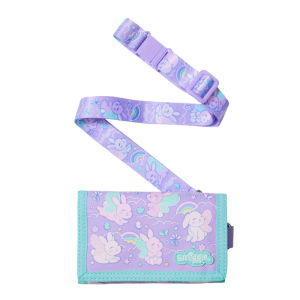 กระเป๋าใส่ธนบัตร Smiggle จากออสเตรเลีย รุ่น Spaceship ผ้าใบ สำหรับเด็กอนุบาล ชั้นประถมศึกษา กระเป๋าใส่บัตรแบบสะพายข้าง กระเป๋าใส่เหรียญสำหรับนักเรียนมัธยมต้น