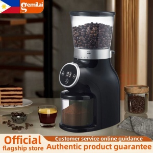 Gemilai electric Smart Burr Mill Coffee Bean Grinder with 31 Grind Settings Electric Grinder as Lever Coffee adjust the coarse and fine grinding 220V 50-60HZ