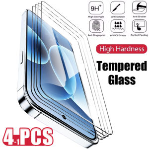 1-4PCS Tempered Glass For Xiaomi 17 15 14 13 12 11 Pro Max 15S Ultra 15T 14T 13T 12T 11T 11i Lite 5G NE 11X Mi Screen Protector
