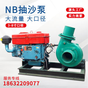 Small Horizontal Sand Pump 6 Inch 8 Inch Diesel Engine Mud Pump for Dredging Iron Cast High Chromium Material Electric Or Diesel Driven