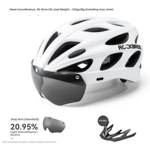RockBros | Large with Visor Helmet for Men and Women