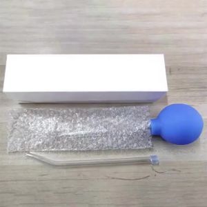 0° 15 ° 90 ° Curved Glass Tube Oral Calculus Remover Tonsil Stone Cleaning Kit Manual Suction Ball Tonsil Cleaner Removes Stones
