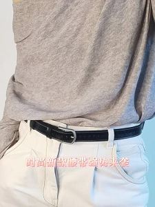 <1220> Nhà Máy Bán Hàng Trực Tiếp Thắt Lưng Mới Thắt Lưng Da Nữ Rỗng Thắt Lưng Quần Jean Học Sinh Giản Dị Thắt Lưng Tất Cả Phù Hợp Không Cần Đục Lỗ