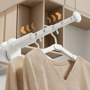 ราวตากแขวนบานพับยึดประตูตู้กล้องส่องทางไกลชั้นแขวนแบบพกพาสำหรับเดินทางโรงแรมสามารถใส่เสื้อผ้าได้5ชิ้น