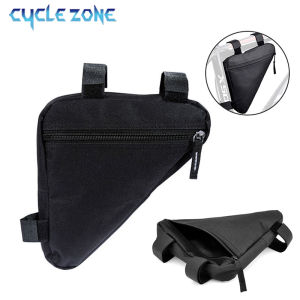 MTB Bicycle Triangle Bag Cycling Bicycle Front Tube Frame Bag Mountain Bike Triangle Pouch Frame Holder Saddle Tool Pocket