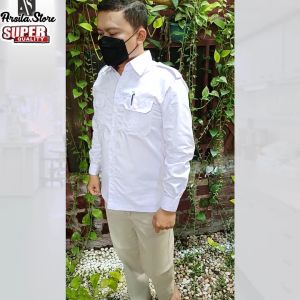 (MURAH) BAJU KEMEJA SERAGAM PUTIH PNS / ASN / PEMDA / PILOT / PDH / KEMEJA PUTIH