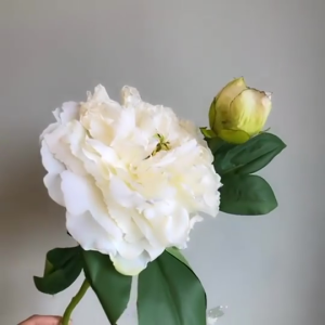 48CM Bunga Palsu Peony / Bunga Plastik Peony Premium