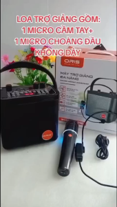 [CHÍNH HÃNG]Máy Trợ Giảng Không Dây Đa Năng ORIS TO-290 Công Suất 100W Micro Cầm Tay Loa Trợ Giảng Giáo Viên