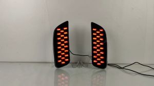 SNCN 2PCS Car LED Rear Bumper Lamps For Mazda CX-50 2023 Fog Lamps Brake Turn Signal Reflector Indicators Taillights