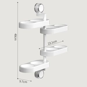 Umbrella Holder Suction Cup Wall-mounted No-drill Rotatable Perfect for Home Use Umbrella Storage Rack