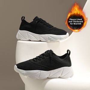 Comfortable Dad Shoes Mens Womens Heightening Thick Bottom Walking Shoes Breathable Sporty Casual Sneakers by Douzoulu