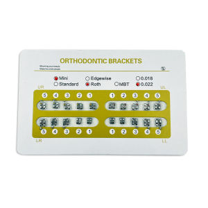 PIORPOY Dental Orthodontic Metal Bracket Braces 20Pcs/Pack Monoblock Mini Monoblock Roth/MBT 0.022/0.018 Hooks 3-4-5 Dorpship
