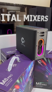 M Plus รุ่น M8 PRO ลำโพงบลูทูธ ลำโพงพกพา Mplus ลำโพง ลำโพงพร้อมไมค์ 2 ตัว ของแท้ VIELECTRONIC