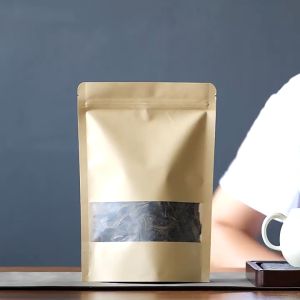 ถุงคราฟท์ซิปปิ้ง SMARTPINK หน้าต่างขุ่น ปิดง่าย ป้องกันมลพิษ 50 ใบ