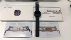 Ultra 9 Max Smart Watch Men Heart Rate 2.1Inch AMOLED Screen NFC Wireless Charging Compass Bluetooth Faces Sports Mode Android IOS Call Smartwatch
