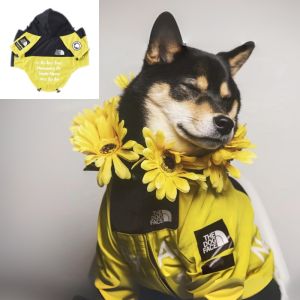 Waterproof Breathable Dog Raincoat Lightweight Spring Autumn Winter Outdoor Casual Style Polyester Fabric Dog Coat for All Seasons