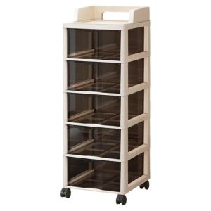 JIAJIESHI | Drawer-style Multi-layer Movable Organizer Trolley