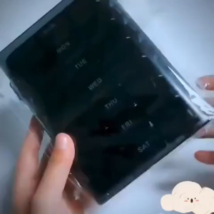 7 Day Pill Organizer 3 Times a Day 21 Compartments Moisture-Proof Pill Organizer Box Storage Box