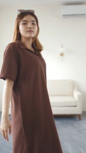 DRESS KNIT CASUAL WANITA: FASHION WANITA CASUAL DAN INSPIRASI GAYA KOREA