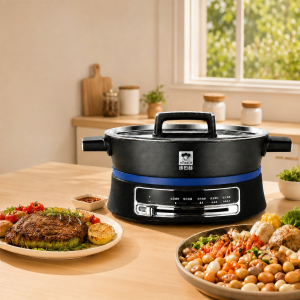 KBH | Non-stick Coating Free Multifunctional Electric Frying Pan