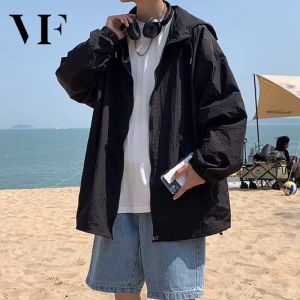 VFASION เสื้อกันหนาว เสื้อกันUV เสื้อแจ็คเก็ตกันน้ำระบายอากาศได้ มีฮู้ด มีซิป ลำลอง และใช้งานได้หลากหลาย