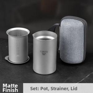 CIEUIS | Portable Titanium Tea Set Travel Teapot