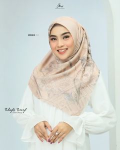 ARRAFI Shafa Scarf Hijab Segi Empat Voal Premium Motif Lasercut √ Armyna Hijab ||