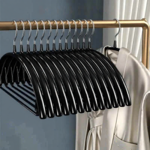 Anti-slip Scratch-resistant Half Round Coat Hanger