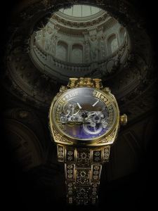 Forsining Nam Retro Skeleton Đồng Hồ Tự Động Cầu Vàng Dạ Quang Tay Dây Đeo Bằng Thép Không Gỉ Cao Cấp Cơ Đồng Hồ Đeo Tay