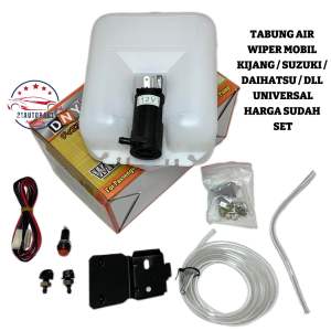 Tabung Air Wiper Mobil Kijang / Suzuki / Daihatsu / Dll Universal HARGA SUDAH SET