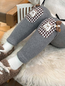 กางเกงขายาวทรงหลวมสไตล์เกาหลีสำหรับเด็กผู้หญิง ทรงหลวม ทรงลำลอง ฤดูใบไม้ร่วง ฤดูหนาว 2025 กางเกงขายาวลายสก็อตแบบสวมหัว ทรงหลวม สวมใส่สบาย