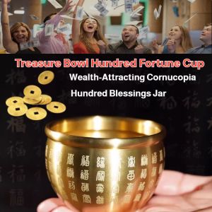 Wealth-Attracting Cornucopia Fortune Cup Bring In Wealth And Treasure Yuanbao Hundred Blessings Jar