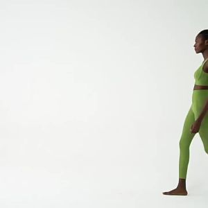 alo yoga Quần yoga da trần cảm giác ban đầu cho phụ nữ kích thước lớn eo cao 25 Quần legging thể thao inch quần cơ bản bó sát