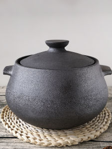 Xingjing Casserole/Stewpot Old-Fashioned Coarse Soil Soup Pot Household Boiled Medicine Porridge Unglazed Chinese Casseroles Open Fire Gas Stew Pot