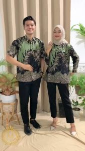 Baju Batik Wanita Terbaru 2024 Kerah Daun New Motif Barra