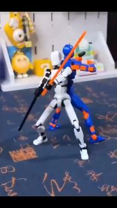 Lucky 13 Action Figure 3D Dummy Robot Toy Movable Figures Mechanical Style Movable Multi-Jointed Movable Shapeshift Robot