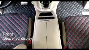 Đệm ghế ô tô 5 chỗ có thể gập lại Đệm ô tô chất lượng cao Ghế ô tô có thể giặt hoàn toàn và thoáng khí ghế nội thất ô tô vải ô tô bọc da PU