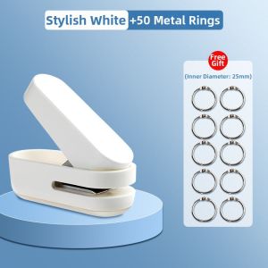 deli | Effort-saving Mini Hand-held 1-hole 6mm Puncher