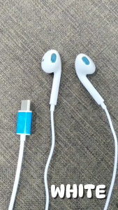 V2S VS-023 EARPHONE WIRE STEREO HIGH SOUND QUALITY MUSIC WITH BUILT IN MICROPHONE