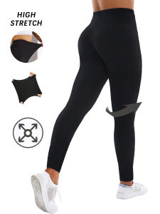 Womens Super Soft Leggings High Elasticity No See Through Workout Yoga Running Athletic Push Up Gym Long Fitness Leggings