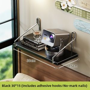 evesigar | Wall Mounted No Drilling Projector Bracket Rack