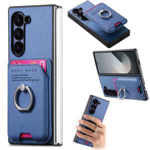 CHUBAN | Magnetic 2 In 1 For Magsafe Case Wallet Stand For Samsung Galaxy Z Fold 8 Ultra 7 6 5 4 3 Phone Cover With Anti-slip Card Holder