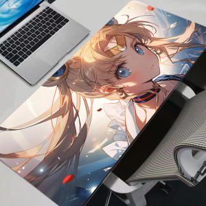Bandai | Mouse Pads Anime Mouse Pad Gamer Keyboard Mousepad Pc Computer Soft rubber Desk Mat Gaming Pad Non-slip S-sailor Moon Mouse Mat